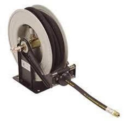 DESCRIPTION: (1) COMPACT HOSE REEL BRAND/MODEL: LIQUIDYNAMICS #43003 RETAIL$: $564.47 EA SIZE: 8' HOSE LENGTH QTY: 1