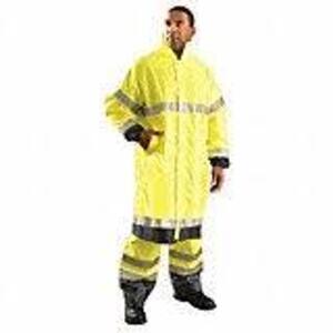 DESCRIPTION: (5) RAIN JACKET BRAND/MODEL: ONGUARD #33VN65 INFORMATION: YELLOW RETAIL$: $34.99 EA SIZE: XL QTY: 5