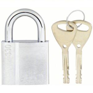 DESCRIPTION: (1) PADLOCK BRAND/MODEL: PRODUCT NUMBER #35GP53 INFORMATION: METAL RETAIL$: $118.13 EA SIZE: 1 IN VERTICAL SHACKLE CLEARANCE, 1 IN HORIZO