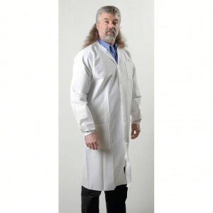 DESCRIPTION: (6) BOXES OF (10) DISPOSABLE LAB COAT BRAND/MODEL: CONDOR #6ZCJ9 INFORMATION: WHITE RETAIL$: $73.58 PER LAB COAT SIZE: XL QTY: 6