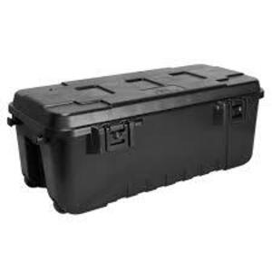 DESCRIPTION: (1) UTILITY TRUNK BRAND/MODEL: PLANO MOLDING #30F068 INFORMATION: BLACK RETAIL$: $60.02 EA SIZE: 12X14X30 QTY: 1