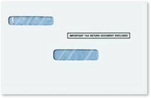 DESCRIPTION: (1) CASE OF APPROX (400) DOUBLE WINDOW ENVELOPESBRAND/MODEL: SFI #SFI-00511RETAIL$: $103.20 EASIZE: 4UP W2/1099 ENVELOPEQTY: 1
