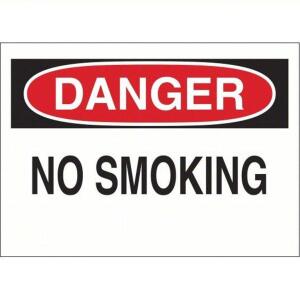 DESCRIPTION: (10) PLASTIC NO SMOKING SIGNSBRAND/MODEL: BRADYRETAIL$: $15.74 EASIZE: Plastic, Mounting Holes Sign Mounting, Not Retroreflective, 0.059 in ThickQTY: 10