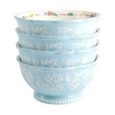 DESCRIPTION: (1) SET OF (4) BOWLS BRAND/MODEL: PIONEER WOMAN #096881814642 INFORMATION: FLORAL RETAIL$: $31.61 EA QTY: 1