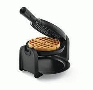 DESCRIPTION: (1) SINGLE FLIP WAFFLE MAKER BRAND/MODEL: FARBERWARE INFORMATION: BLACK RETAIL$: $34.97 EA QTY: 1