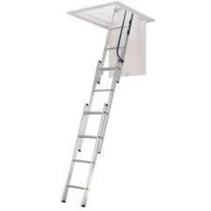 DESCRIPTION: (1) COMPACT ATTIC LADDERBRAND/MODEL: WERNERINFORMATION: NO HATCH, LADDER ONLYRETAIL$: $471.98 EASIZE: 7'-9'10"QTY: 1