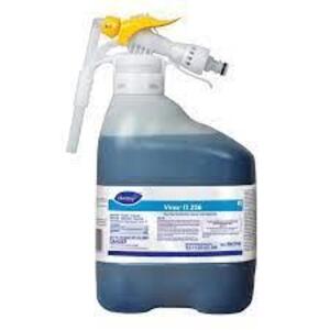 DESCRIPTION: (1) DISINFECTANT CLEANER AND DEODORANT BRAND/MODEL: DIVERSEY VIREX 256 RETAIL$: $80.00 EA SIZE: 1.5 GALLON QTY: 1