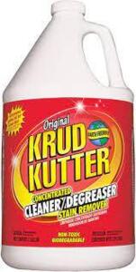 DESCRIPTION: (1) CONCENTRATED CLEANER / DEGREASER AND STAIN REMOVER BRAND/MODEL: KRUD KUTTER RETAIL$: $44.50 EA SIZE: 1 GALLON QTY: 1