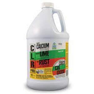 DESCRIPTION: (2) CALCIUM, LIME AND RUST REMOVER BRAND/MODEL: CLR #61LV30 RETAIL$: $44.76 EA SIZE: 1 GALLON QTY: 2