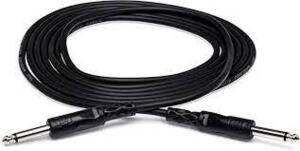 DESCRIPTION: (4) UNBALANCED INTERCONNECT CABLE BRAND/MODEL: HOSA TECHNOLOGY #CPP-115 INFORMATION: BLACK RETAIL$: $33.00 EA SIZE: 1/4", AUDIO QTY: 4