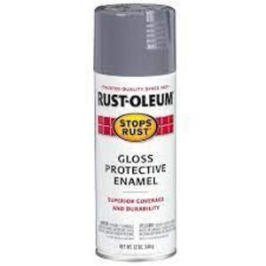 DESCRIPTION: (6) GLOSS PROTECTIVE ENAMEL BRAND/MODEL: RUST-OLEUM INFORMATION: SMOKE GRAY RETAIL$: $6.98 EA SIZE: 12 OZ QTY: 6