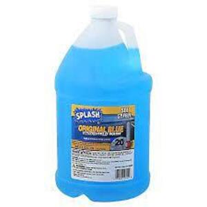 DESCRIPTION: (1) WINDSHIELD WASHER FLUID BRAND/MODEL: SPLASH ORIGINAL BLUE RETAIL$: $6.00 EA SIZE: 1 GALLON QTY: 1