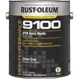 DESCRIPTION: (1) DTM EPOXY MASTIC BRAND/MODEL: RUST-OLEUM 9100 INFORMATION: SILVER GRAY, SAFETY YELLOW RETAIL$: 489.23 EA SIZE: 1 GALLON, PART 1 QTY: