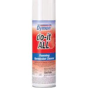 DESCRIPTION: (4) DO-IT ALL FOAMING GERMICIDAL CLEANER BRAND/MODEL: DYMON RETAIL$: $8.29 EA SIZE: 18 OZ QTY: 4