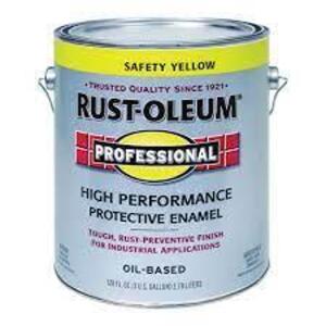 DESCRIPTION: (1) HIGH PERFORMANCE PROTECTIVE ENAMEL BRAND/MODEL: RUST-OLEUM #242258 INFORMATION: SAFETY YELLOW RETAIL$: $145.17 EA SIZE: OIL-BASED, 1