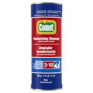 DESCRIPTION: (5) DEODORIZING CLEANSER BRAND/MODEL: COMET INFORMATION: WITH BLEACH RETAIL$: $13.34 EA SIZE: 21 OZ QTY: 5