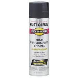 DESCRIPTION: (6) CANS OF HIGH PERFORMANCE ENAMEL BRAND/MODEL: RUST-OLEUM INFORMATION: FLAT BLACK #7578838 RETAIL$: $16.30 EA SIZE: 15 OZ QTY: 6