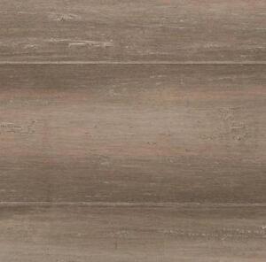 (3) - BOXES OF HAND SCRAPED STRAND WOVEN LIGHT TAUPE 3/8 IN. T X 5-1/8 IN. W X 36 IN. L ENGINEERED CLICK BAMBOO FLOORING