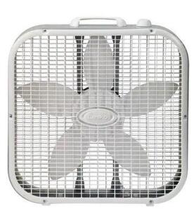 20 IN. 3 SPEED WHITE BOX FAN WITH SAVE-SMART TECHNOLOGY FOR ENERGY EFFICIENCY