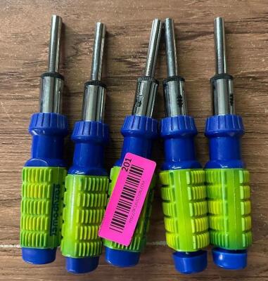 (5) - PC. RACHETING SCREWDRIVER SET