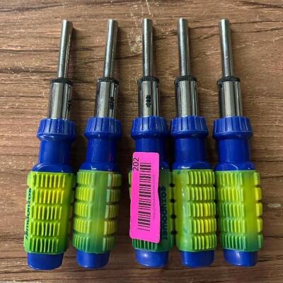 (5) - PC. RACHETING SCREWDRIVER SET