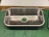 33" X 18.5" SINGLE WELL STAINLESS KITCHEN SINK - 3