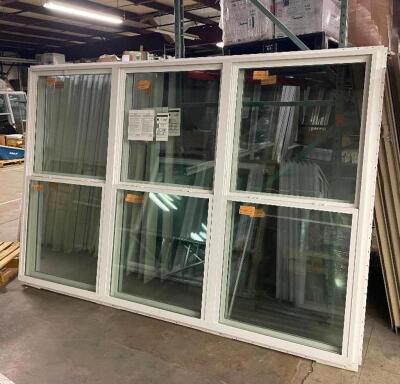 9 FT. / 6 PANEL TEMPERED GLASS WINDOWS