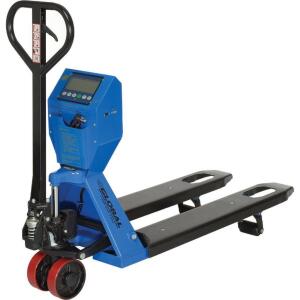 DESCRIPTION: (1) LOW PROFILE SCALE PALLET JACK BRAND/MODEL: GLOBAL INDUSTRIES INFORMATION: BLUE RETAIL$: $2297.98 EA SIZE: 22" X 48" FORKS QTY: 1