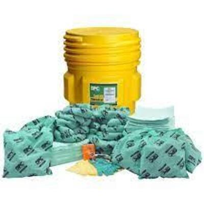 DESCRIPTION: (1) SPILL KIT FOR CHEMICALS/HAZMAT BRAND/MODEL: BRADY SPC #SKH-65 INFORMATION: YELLOW RETAIL$: $583.51 EA QTY: 1