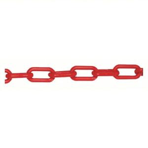 DESCRIPTION: (1) PLASTIC CHAIN FOR OUTDOOR OR INDOOR BRAND/MODEL: MR CHAIN #38EX19 INFORMATION: RED RETAIL$: $426.50 EA SIZE: 2" SIZE LINKS, 500 FT LO