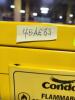 DESCRIPTION: (1) FLAMMABLES SAFETY CABINET, COUNTERTOP BRAND/MODEL: CONDOR #45AE83 INFORMATION: YELLOW RETAIL$: $691.71 EA SIZE: 4 GAL, 17 1/2 IN X 18 - 2