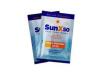 DESCRIPTION: (1) BOX OF APPROX (50) PACKETS OF SUNSCREEN LOTION BRAND/MODEL: SUNX INFORMATION: SPF 50 RETAIL$: $42.95 TOTAL SIZE: 1/4 OZ PER PACKET QT