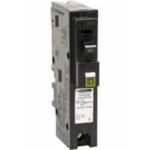 DESCRIPTION: (1) CIRCUIT BREAKER AND COMBINATION ARC-FAULT CIRCUIT INTERRUPTER BRAND/MODEL: SQUARE D #HOM120PCAFI RETAIL$: $58.07 EA SIZE: 20 A, 120 V