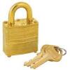 DESCRIPTION: (5) PADLOCKS BRAND/MODEL: MASTER LOCK #6004 N KA SBC USS INFORMATION: BRASS RETAIL$: $21.80 EA QTY: 5