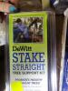 DESCRIPTION: (1) STAKE STRAIGHT TREE SUPPORT KIT BRAND/MODEL: DEWITT RETAIL$: $19.99 EA QTY: 1 - 2