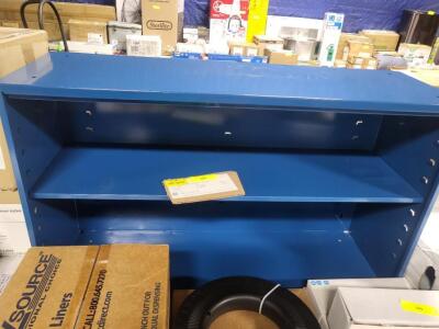 DESCRIPTION: (1) AEROSOL CADDY AND CABINET WITH NO DOORS, WALL MOUNTED BRAND/MODEL: DURHAM INFORMATION: BLUE RETAIL$: $318.98 EA SIZE: MUST COME INSPE