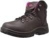 DESCRIPTION: (1) PAIR OF WORK BOOTS BRAND/MODEL: AVENGER INFORMATION: BROWN AND PINK RETAIL$: $94.99 PER PAIR SIZE: 10.5 WOMENS QTY: 1