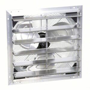 DESCRIPTION: (1) SHUTTER MOUNT EXHAUST FAN BRAND/MODEL: AIRMASTER FAN #46Z428 RETAIL$: $396.44 EA SIZE: 16 IN BLADE, 1 SPEED, 1/30 HP, OPEN DRIP PROOF