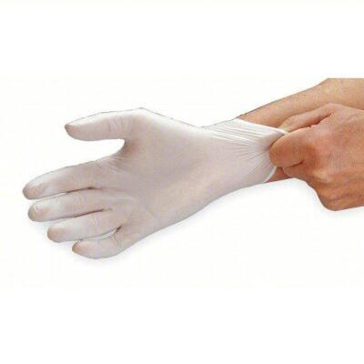 DESCRIPTION: (10) BOXES OF (100) DISPOSABLE GLOVES BRAND/MODEL: ANSELL #3DVG3 RETAIL$: $20.34 A BOX SIZE: SIZE MEDIUM QTY: 10