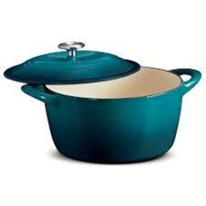 DESCRIPTION: (1) DUTCH OVEN BRAND/MODEL: TRAMONTINA INFORMATION: GRADATED COBALT RETAIL$: $106.99 EA SIZE: 6.5 QT QTY: 1