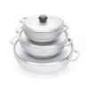 DESCRIPTION: (1) 3PC SET OF ALUMINUM COOKING SET BRAND/MODEL: IMUSA RETAIL$: $20.00 EA QTY: 1