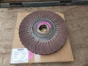 DESCRIPTION: (1) ABRASIVE GRINDING FLAP BRAND/MODEL: OSBORN DYNAFLEX RETAIL$: $100.00 EA SIZE: 16" QTY: 1