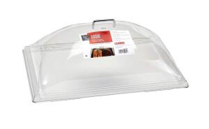 DESCRIPTION: (3) DOME DISPLAY COVER BRAND/MODEL: CAMBRO #DD1220CW135 INFORMATION: CLEAR RETAIL$: $30.99 EA SIZE: 12X20 QTY: 3