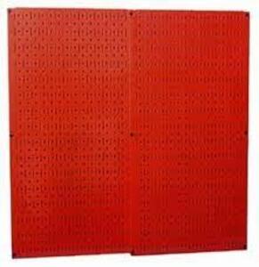 DESCRIPTION: (2) CASES OF (2) METAL PEGBOARD PACK BRAND/MODEL: WALL CONTROL INFORMATION: RED RETAIL$: $52.00 EA SIZE: 32X32 QTY: 2