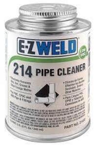 DESCRIPTION: (6) PIPE CLEANER BRAND/MODEL: EZ-WELD #214 RETAIL$: $6.00 EA SIZE: 8 OZ QTY: 6