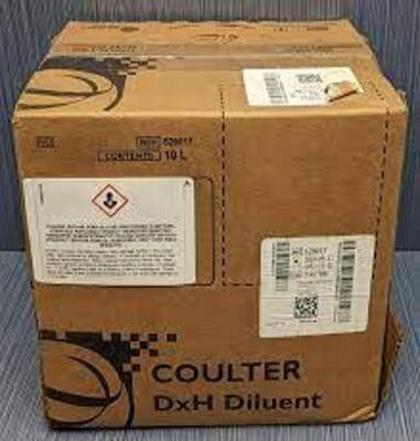 DESCRIPTION: (1) COULTER DXC REAGENT DILUENT BRAND/MODEL: BECKMAN #628017 RETAIL$: $77.95 EA SIZE: 10L QTY: 1