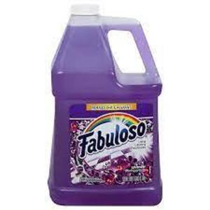 DESCRIPTION: (2) MULTI USE CLEANER CONCENTRATE BRAND/MODEL: FABULOSO PROFESSIONAL INFORMATION: LAVENDER, MAKES UP TO 64 GALLONS OF CLEANER RETAIL$: $4