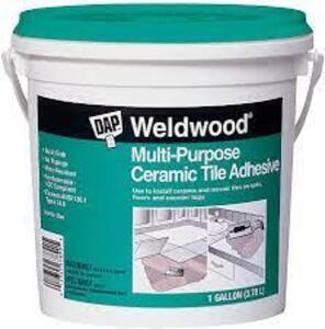 DESCRIPTION: (2) MULTI-PURPOSE FLOOR ADHESIVE BRAND/MODEL: WELDWOOD RETAIL$: $50.00 EA SIZE: 1 GALLON QTY: 2