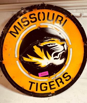 MISSOURI TIGERS METAL SIGN