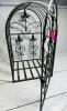 DECORATIVE METAL WINE CAGE - 2